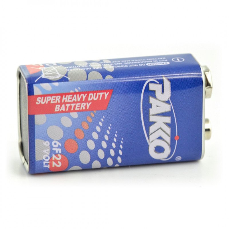 Extra heavy duty battery 9V 6LR61 - 9V - Winco