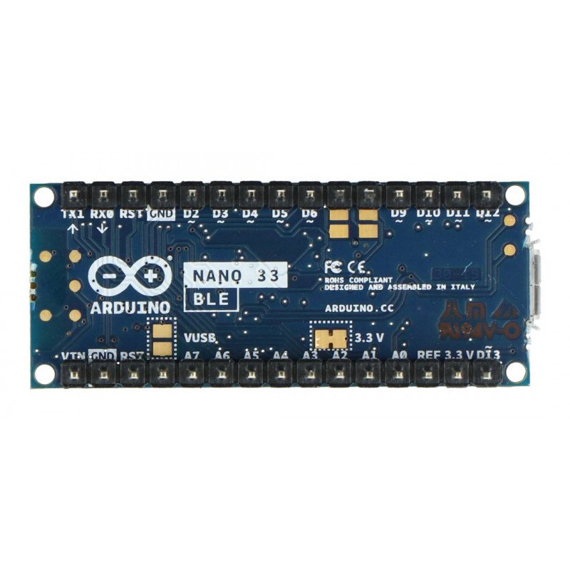 Arduino Nano 33 BLE - with connectors