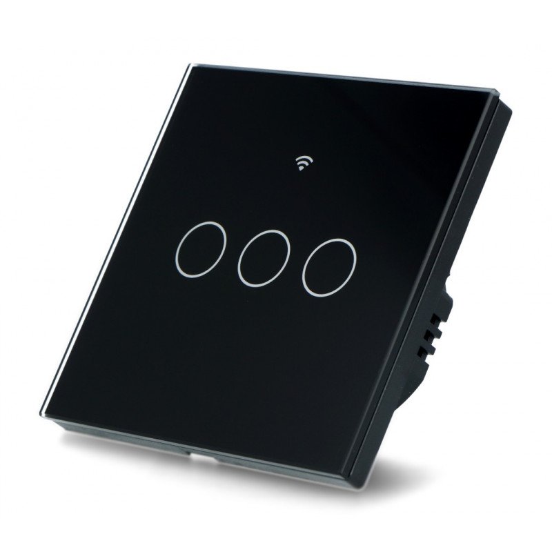 Coolseer WiFi Light Switch -  wall switch - touchable - WiFi - 3-channels
