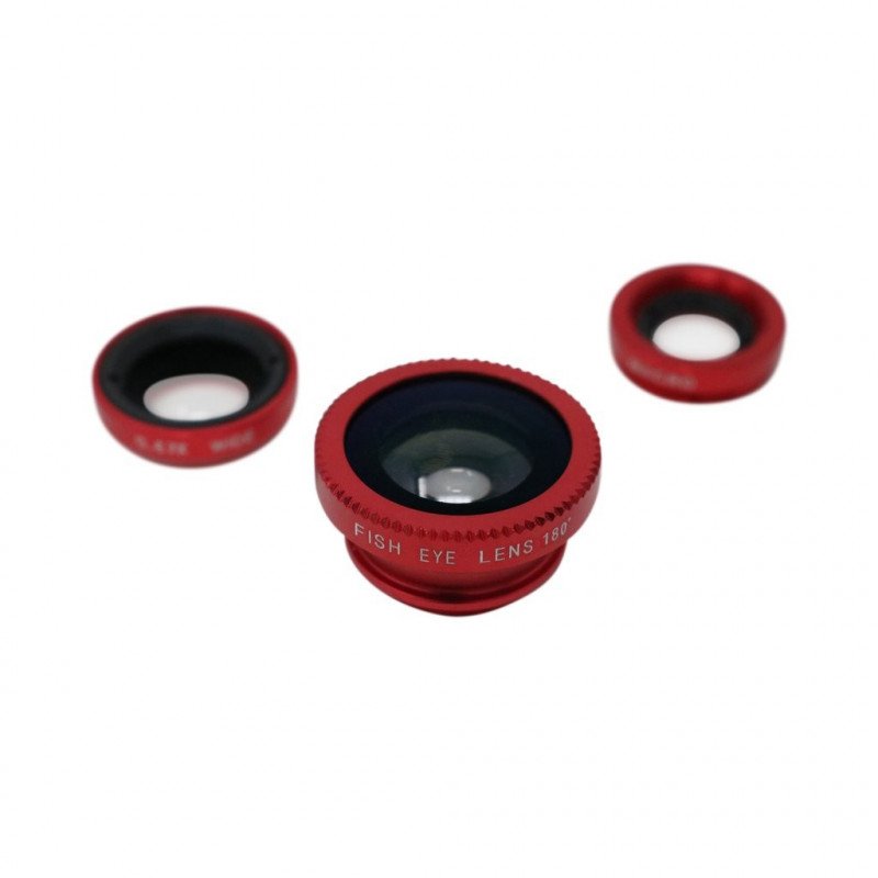 PiHut Lens Set 3 in 1 - PiHut camera lens set