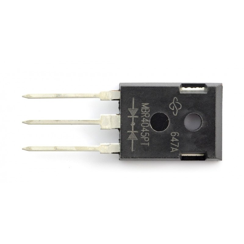 Schottky diode, VISHAY MBR4045PT-E3/45  40A / 45V