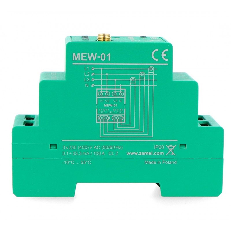 Zamel Supla MEW-01 - WiFi electricity consumption monitor - Android / iOS application