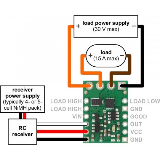 Buy RC Switch with MOSFET 30V/15A transistor - Botland - Robotic Shop