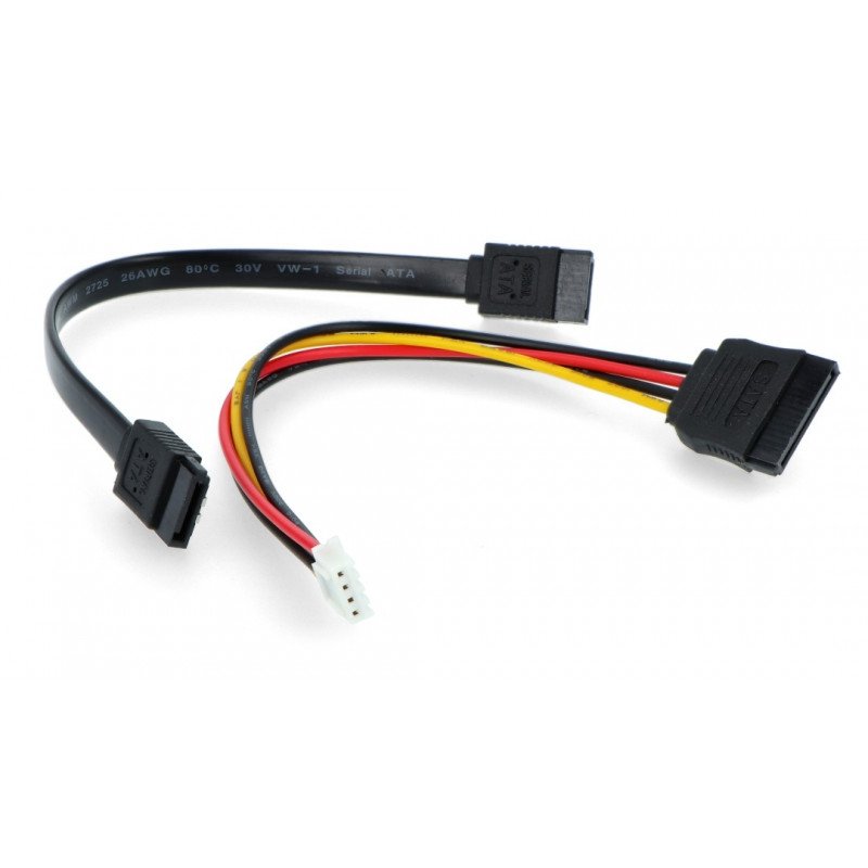 SATA cable and power cord for Odroid H2