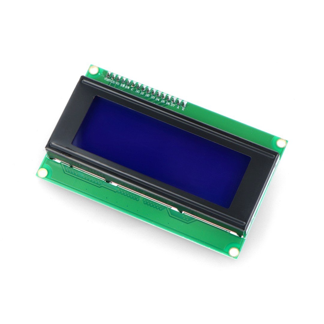 LCD display 4x20 characters blue + I2C converter for Odroid H2