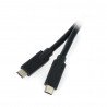 Akyga USB 3.1 Type C cable - USB Type C black -1m - zdjęcie 1