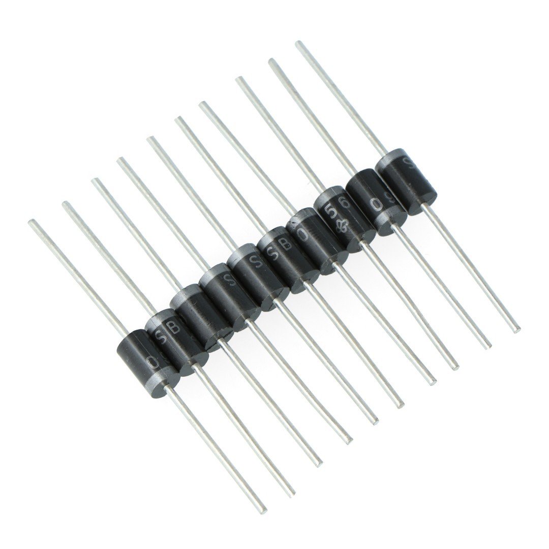 Diode SB560 DO201 5A 60V - 10 pcs.