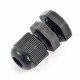 Hermetic cable gland - m12 - black