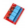 Iduino4 channel relay module - 10A/240VAC contacts - 5V coil - zdjęcie 2