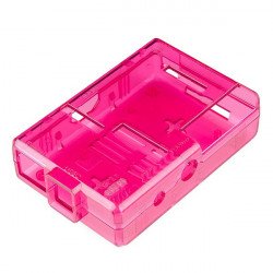 Case Raspberry Pi  Model B Pi Tin - pink