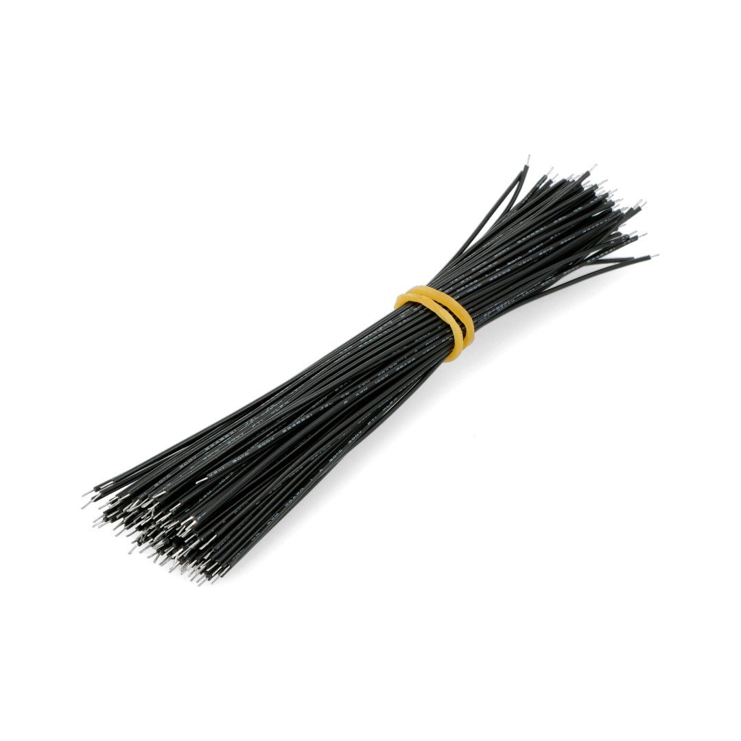 Cable set 15cm black - 100pcs
