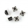 Tact Switch 6x6mm / 4.3 mm THT - 5pcs Tact Switch 6x6mm / 4.3 mm THT - 5pcs - zdjęcie 1