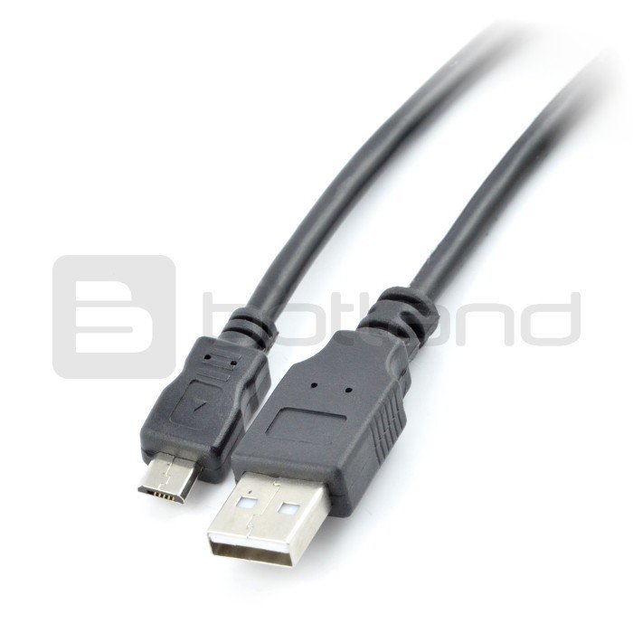 USB cable A - microUSB - B 0.6 m