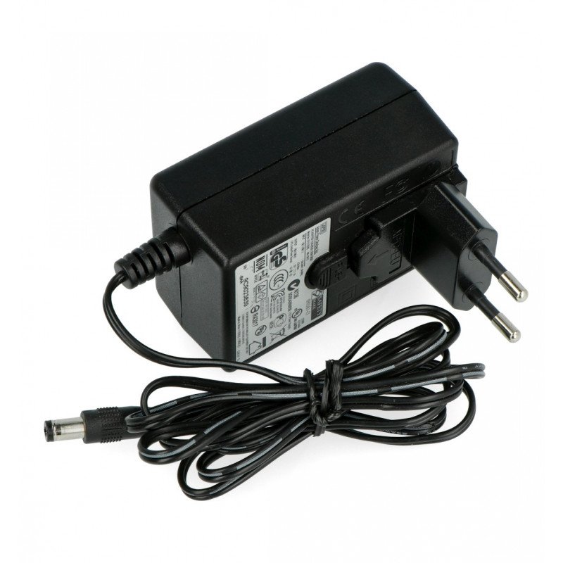 Spotlux 12V/1A Switch Mode Power Supply with removable EU adapter - 5.5/2.1mm DC plug
