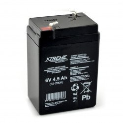 Gel rechargeable battery 6V 4.5Ah Xtreme