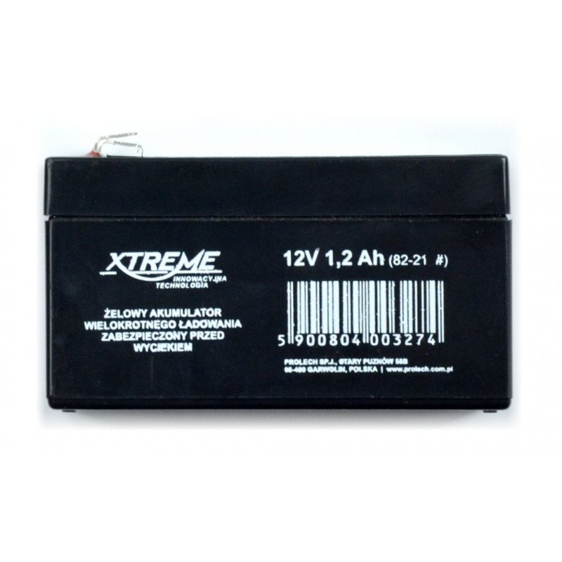 Gel battery 12V 1,2Ah Xtreme