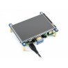Resistive LCD IPS 4'' (H) 800x480px HDMI + GPIO touch screen for Raspberry Pi 4B/3B+/3B/Zero - zdjęcie 6