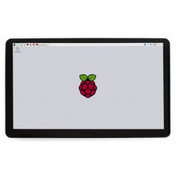 IPS 15.6'' capacitive LCD touch screen (H) 1920x1080px HDMI + USB for Raspberry Pi 4B/3B+/3B/Zero + enclosure