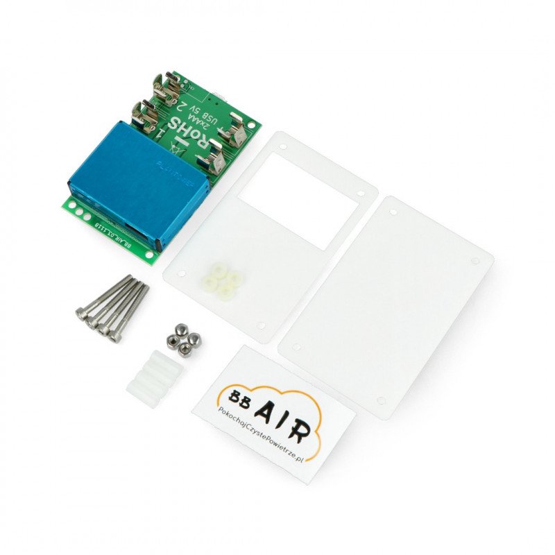 DIY kit - Precision sensor for smog / dust / air purity PM1 / PM2.5 / PM10, temperature and humidity - BBAir