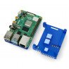 Case for Raspberry Pi 4B - aluminium - blue - zdjęcie 3