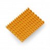 Heat sink 40x30x5mm for Raspberry Pi 4 with thermal conductive tape - gold - zdjęcie 1