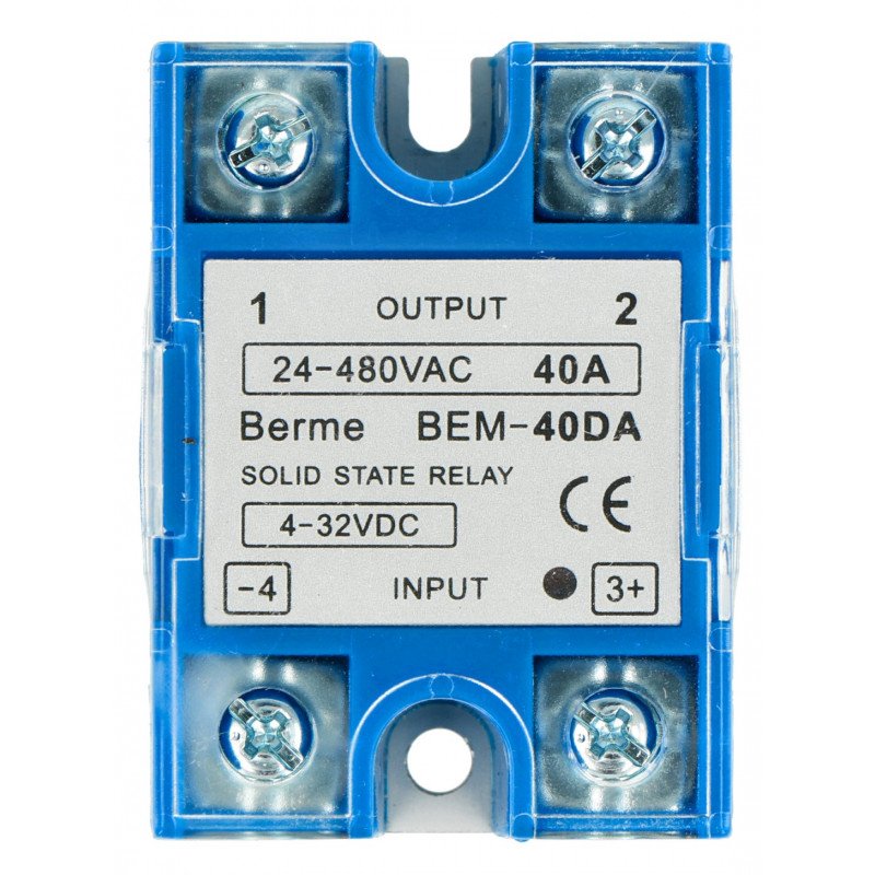 SSR BERME BEM-40DA 40A 480VAC / 32VDC Solid State Relay