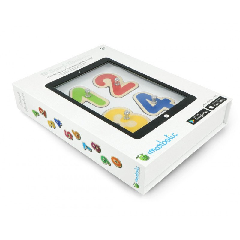 Marbotic Smart Numbers - an educational game with wooden numbers for the tablet