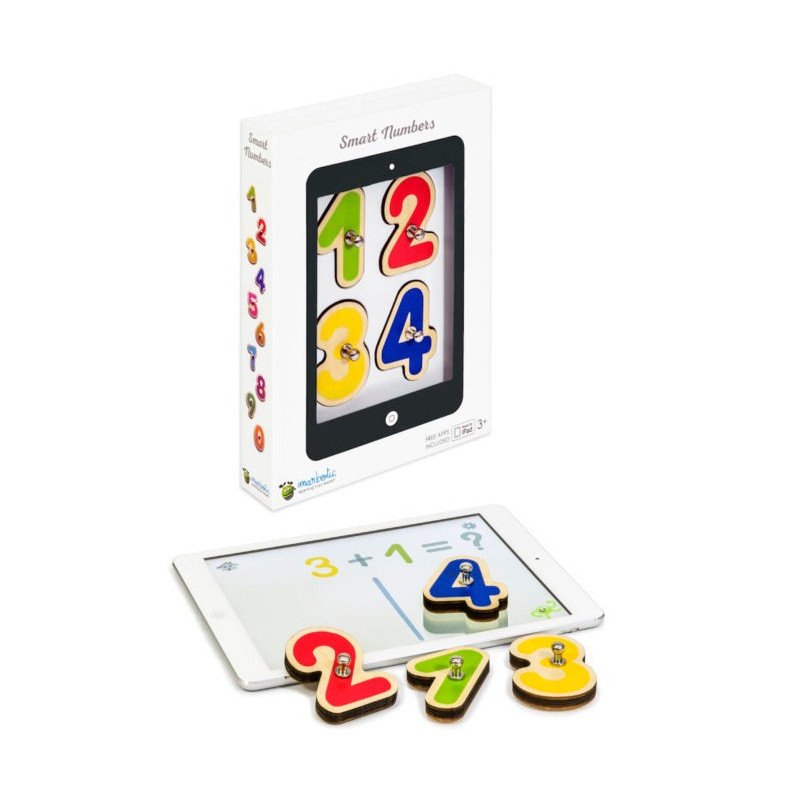 Marbotic Smart Numbers - an educational game with wooden numbers for the tablet