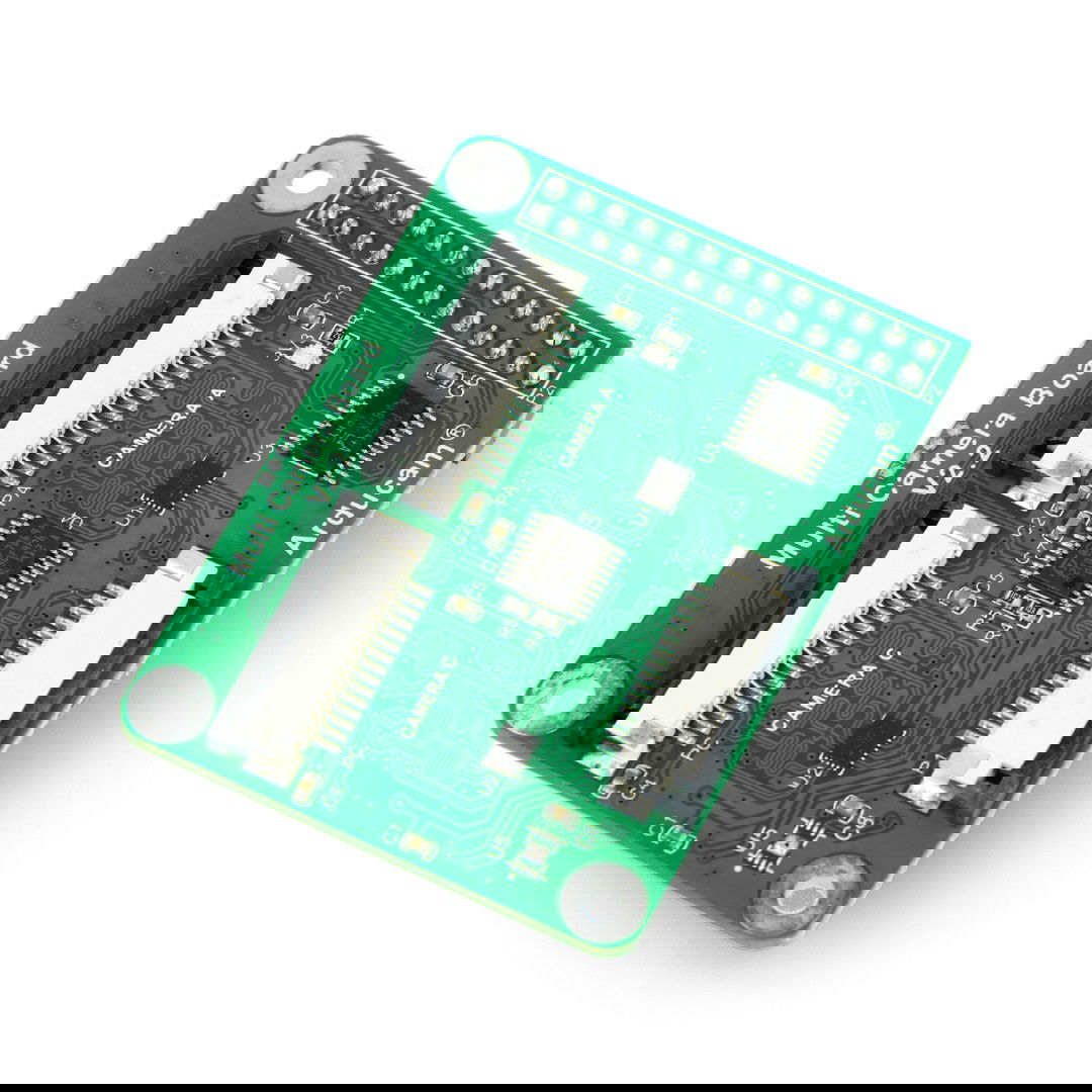 Multi camera adapter module v2.2 - hub for cameras for Raspberry Pi 4/3B/3B+