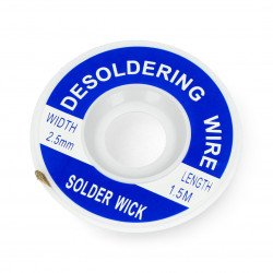 Solder wick for tin 2,5mm