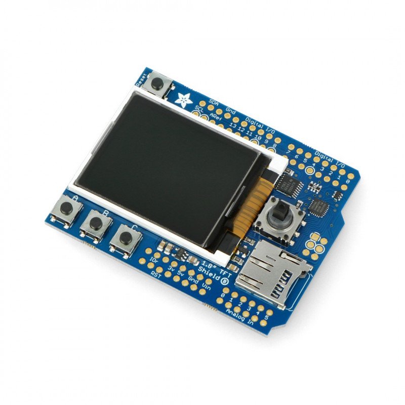 Display 1.8" TFT with microSD reader + Joystick Shield for Arduino 