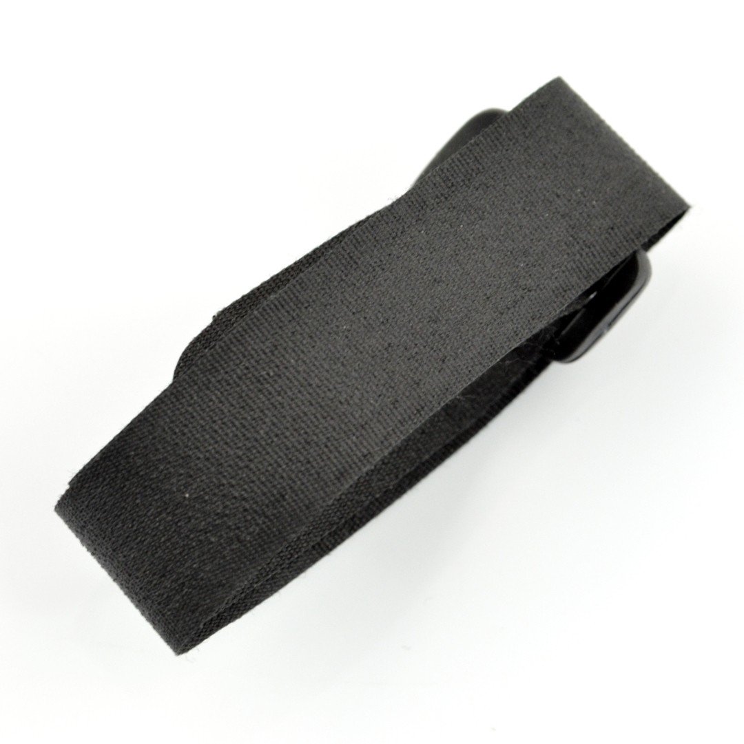 Self-adhesive Velcro tape 5 x 15cm black