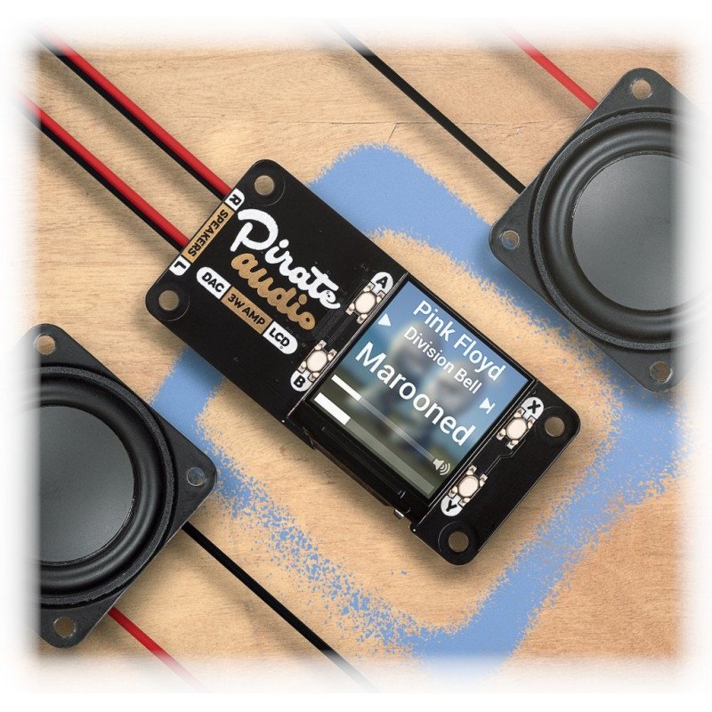Pirate Audio 3W Stereo Amp - 3W Stereo Amp with display - AMP for Raspberry Pi