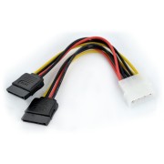 Molex power cord - 2x SATA - 15cm