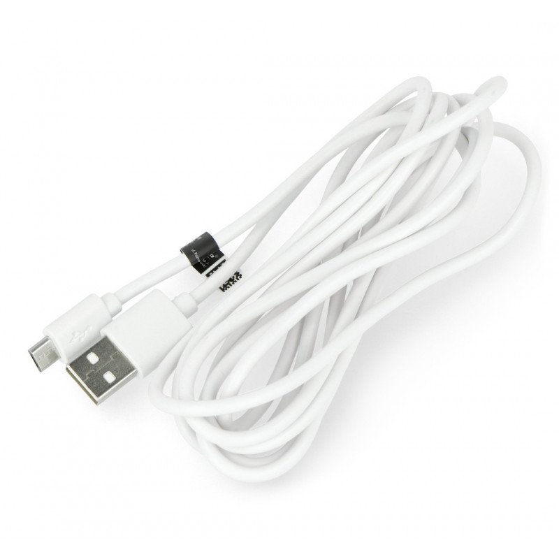 MicroUSB cable B - A - Esperanza EB145W - 2m - white
