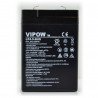 6V 4.5Ah Vipow gel battery - zdjęcie 2