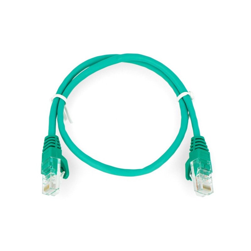 Ethernet Patchcord UTP 5e 0,5 m - green