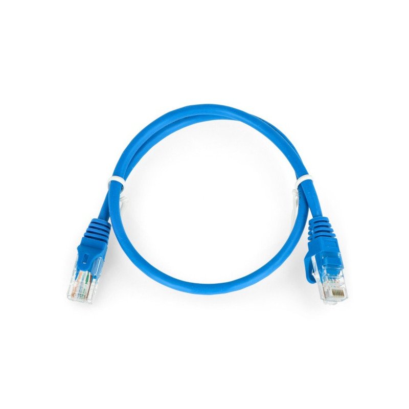 Przewód sieciowy Ethernet Patchcord UTP 5e 0,5 m - biały