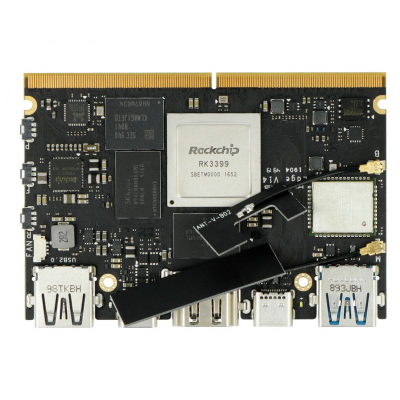 Khadas Edge Basic - Rockchip RK3399 WiFi, Bluetooth Cortex A72/A53 + 2GB RAM/16GB eMMC
