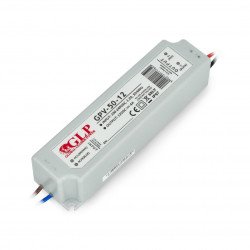 GLP GPV-50-12 - 12V/4A/48W LED tape and strip power supply