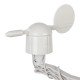 Weather station with wind direction and speed measurement Weather station with wind direction and speed measurement