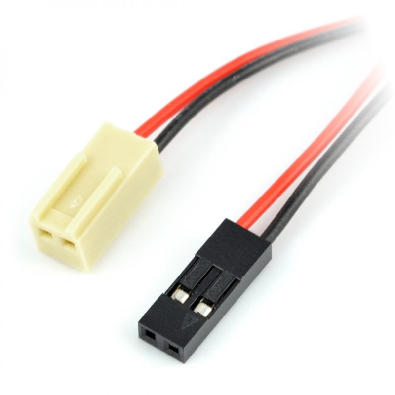 Cable with female plug 2 x 2 pin raster 2.54 mm - 40 cm