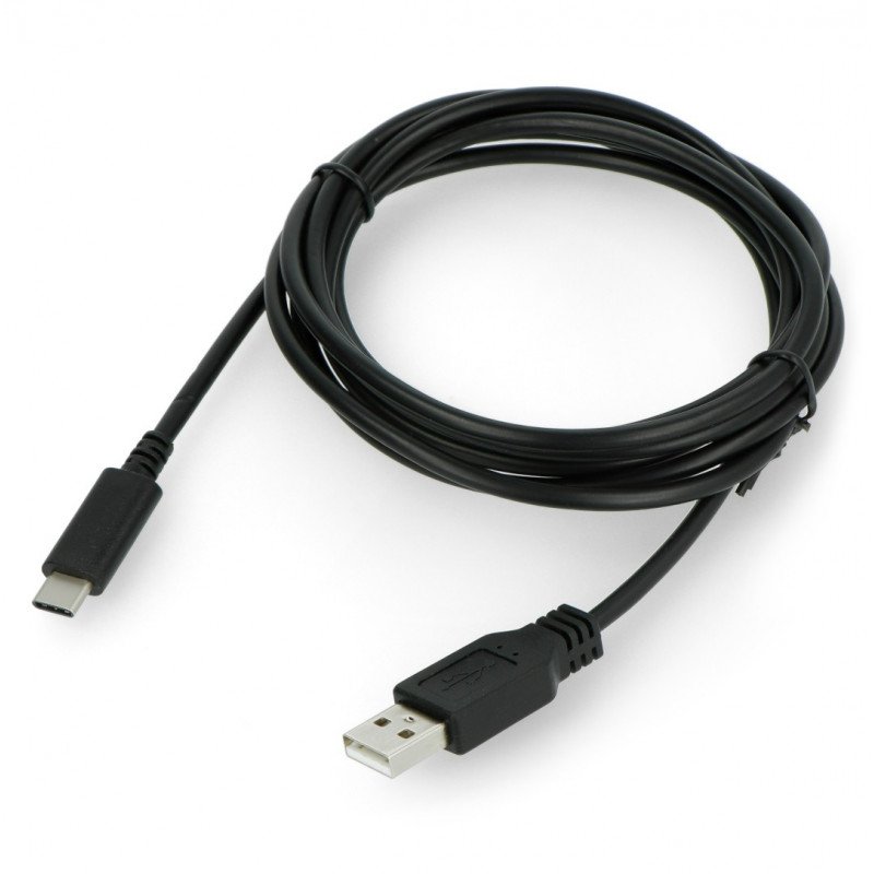 Cable ART USB A 2.0 - USB C black - 2m