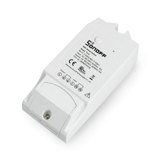 Sonoff TH10 - 230V relay with temperature and humidity measurement - WiFi switch Android / iOS