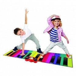 Rainbow Colours Piano Mat - music mat