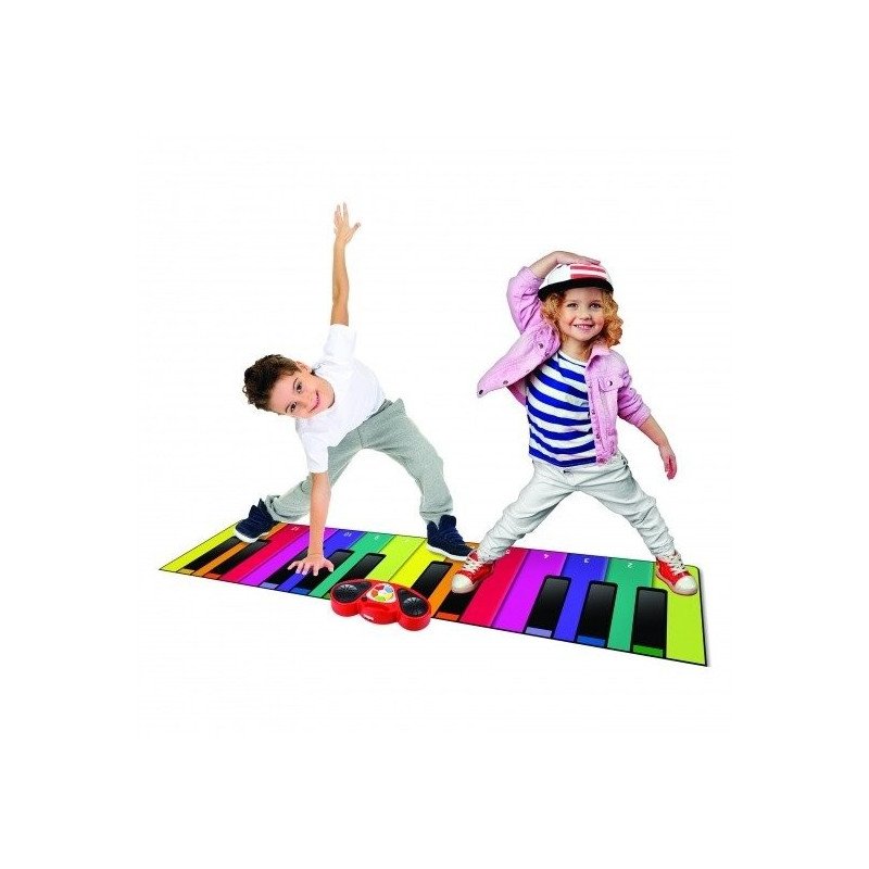 Rainbow Colours Piano Mat - music mat