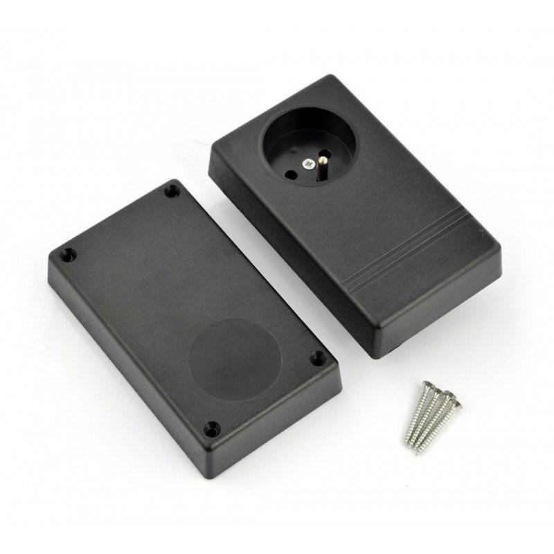 Plastic box Kradex Z31 - 120x71x45mm black