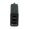 Green Cell CHAR03 3xUSB 30W power supply with Quick Charge 3.0 - black - zdjęcie 4