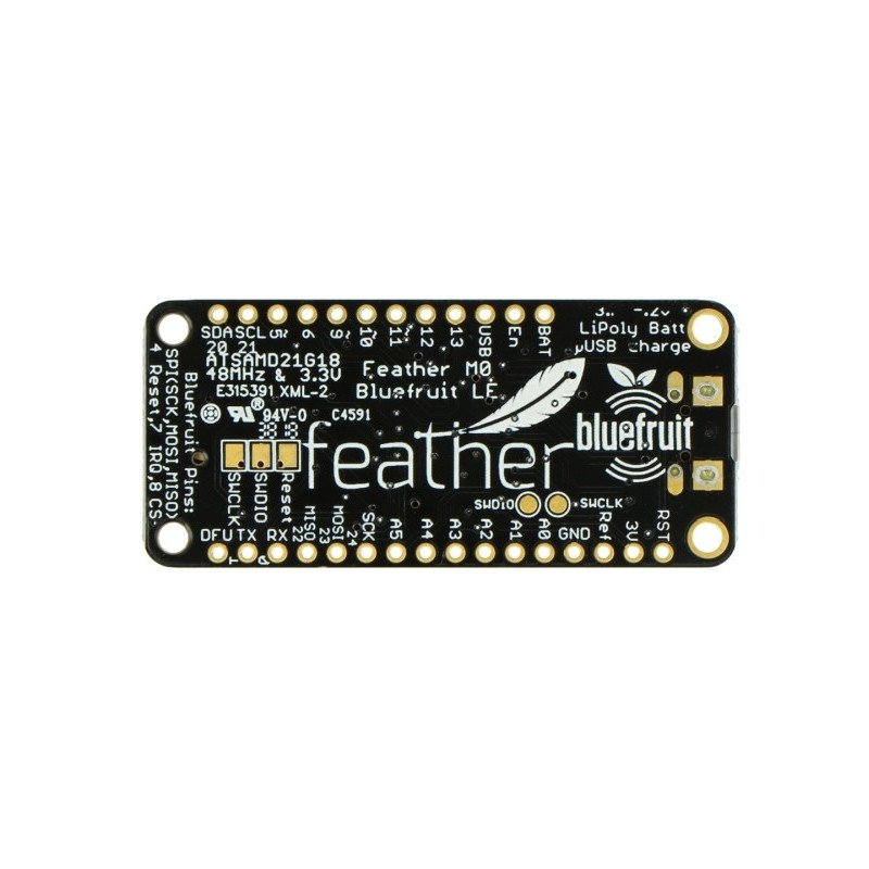 Feather M0 Adafruit Bluefruit LE - compatible with Arduino