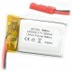 Battery Li-Pol Akyga 250mAh 1S 3.7V - JST-BEC connector + socket Battery Li-Pol Akyga 250mAh 1S 3.7V - JST-BEC connector + socket